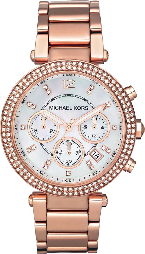 michael kors parker silver and crystal watch 39mm|michael kors watches mk5491.